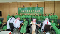 Sambut HUT Persit KCK ke-78,  Kodim 0624/Kab Bandung Gelar Donor Darah