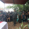 Kodim 0624/Kab Bandung Laksanakan Pemakaman Peltu Arif Rahmat Secara Militer