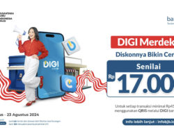 Sambut HUT RI ke 79 bank bjb Beri Diskon Untuk Pengguna DIGI