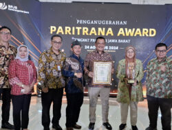 Pemkab Bandung Juara Pertama Paritrana Award 2024 Tingkat Provinsi Jabar