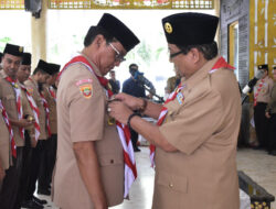 Pengurus Baru Gerakan Pramuka Kabupaten OKI Resmi Dilantik