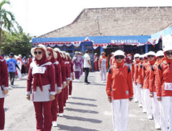 Lomba Gerak Jalan antar Instansi Ramaikan HUT RI di Kab OKI