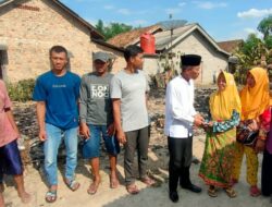 H.M Dja’far Shodiq Berikan Bantuan dan Dukungan Moral Kepada Korban Kebakaran Rumah