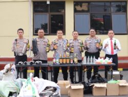 Polres Cianjur Gelar Konferensi Pers Hasil KRYD Dalam Kurun Waktu Satu Minggu Terakhir