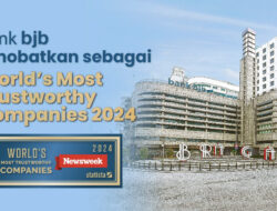 Bank bjb dinobatkan Sebagai World’s Most Trustworthy Companies 2024
