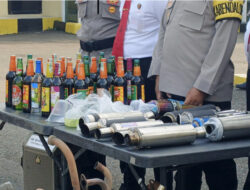 Polres Cianjur Menggelar Konferensi Pers Hasil KRYD Dalam Waktu Satu Minggu Terakhir