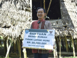 Baznas OKI Pugar Rumah Milik Kakek Amrin
