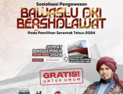 Hadirkan Ustad Deri Sulaiman Bawaslu OKI Gelar Sholawatan