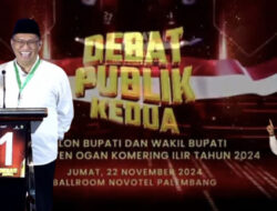 Paslon JADI Tampil Percaya Diri, MURI Kabur Usai Debat Kedua Pilkada OKI