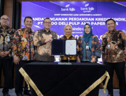 bank bjb Perkuat Sinergi dengan APP Indonesia sebagai JMLA dalam Kredit Sindikasi untuk PT Pindo Deli Pulp and Paper Mills
