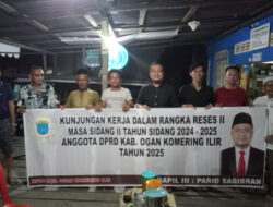 Anggota DPRD OKI Pario Sagibran Serap Aspirasi Warga Desa Simpang Tiga Sakti