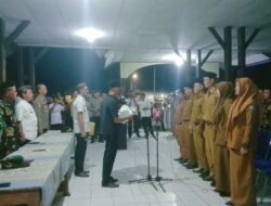 Pelantikan Kadus Sindanghayu Ciamis Dilaksanakan Malam Hari Dengan Tertib dan Khidmat