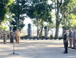 Satpol PP Kabupaten Bandung Ikuti Apel Pagi, Siraman Rohani Dan Peluncuran Big Data