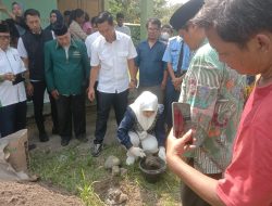 Wawali Kota Cirebon Letakkan Batu Pertama Pembangunan Gedung SMK NU