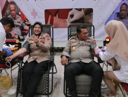 Polda Jabar Bersama PMI Kota Bandung Gelar Donor Darah
