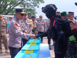 Kapolda Jabar Cek Pos Pengamanan dan Pelayanan Rest Area Km 228 A Tol Cipali