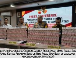 Polresta Cirebon grebek Percetakan Uang Palsu di Gegesik