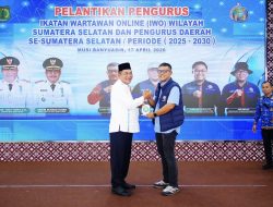 IWO Sumsel Resmi Dilantik, Perkuat Peran Pers sebagai Kontrol Sosial