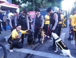 Opening Ceremony Pekan Olahraga Polri 2026 di Bandung Semarak, Polisi Satwa Jadi Daya Tarik