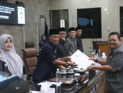 Rapat Paripurna DPRD, Penyampaian Raperda Pertanggungjawaban APBD 2025