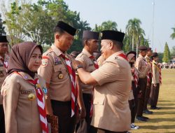 HUT Pramuka ke-65, Wabup OKI Dorong Generasi Muda Jadi Pemimpin dan Pelopor Pencegahan Karhutla