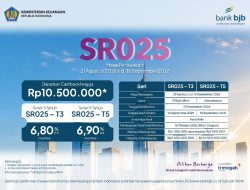 SR025 Resmi Ditawarkan, Bank bjb Beri Cashback hingga Rp10,5 Juta