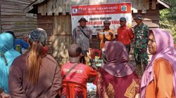 Program Zero Fire PT BMH, 245 KK di Desa Riding OKI Terima Bantuan Sembako