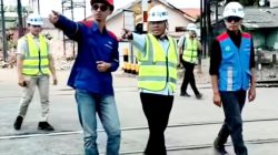 Walikota Cimahi, Ngatiyana, Tinjau Pembangunan Underpass Gatot Subroto Guna Memastikan Capaian Perkembangan Proyek