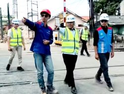 Walikota Cimahi, Ngatiyana, Tinjau Pembangunan Underpass Gatot Subroto Guna Memastikan Capaian Perkembangan Proyek