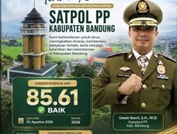 IKM 85,61 Berhasil Diraih Satpol PP Kabupaten Bandung, Motivasi Untuk Tingkatkan Layanan Terbaik.